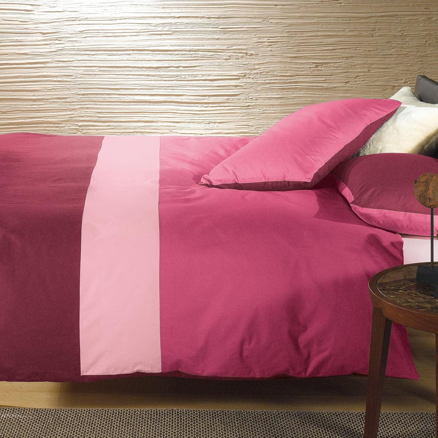 Caleffi Copripiumino Matrimoniale City Bordeaux in Cotone - 78629