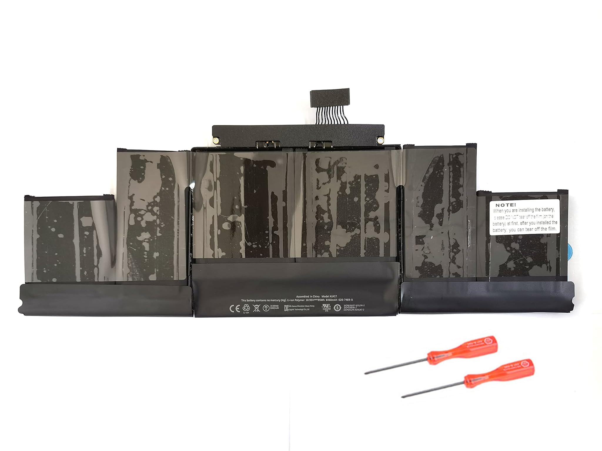 7xinbox A1417 - Batteria di Ricambio 10.95V 95Wh per MacBook Pro 15"