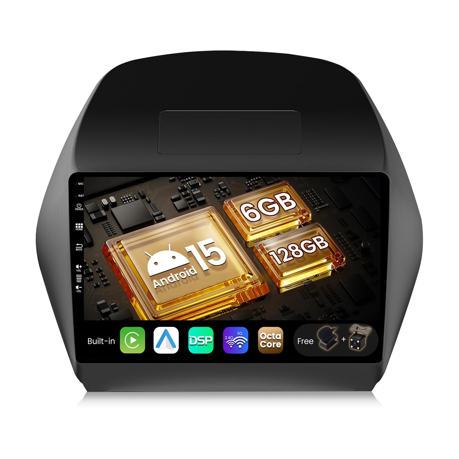 SXAUTO Autoradio Android 15 per Hyundai IX35 (2010-2017)