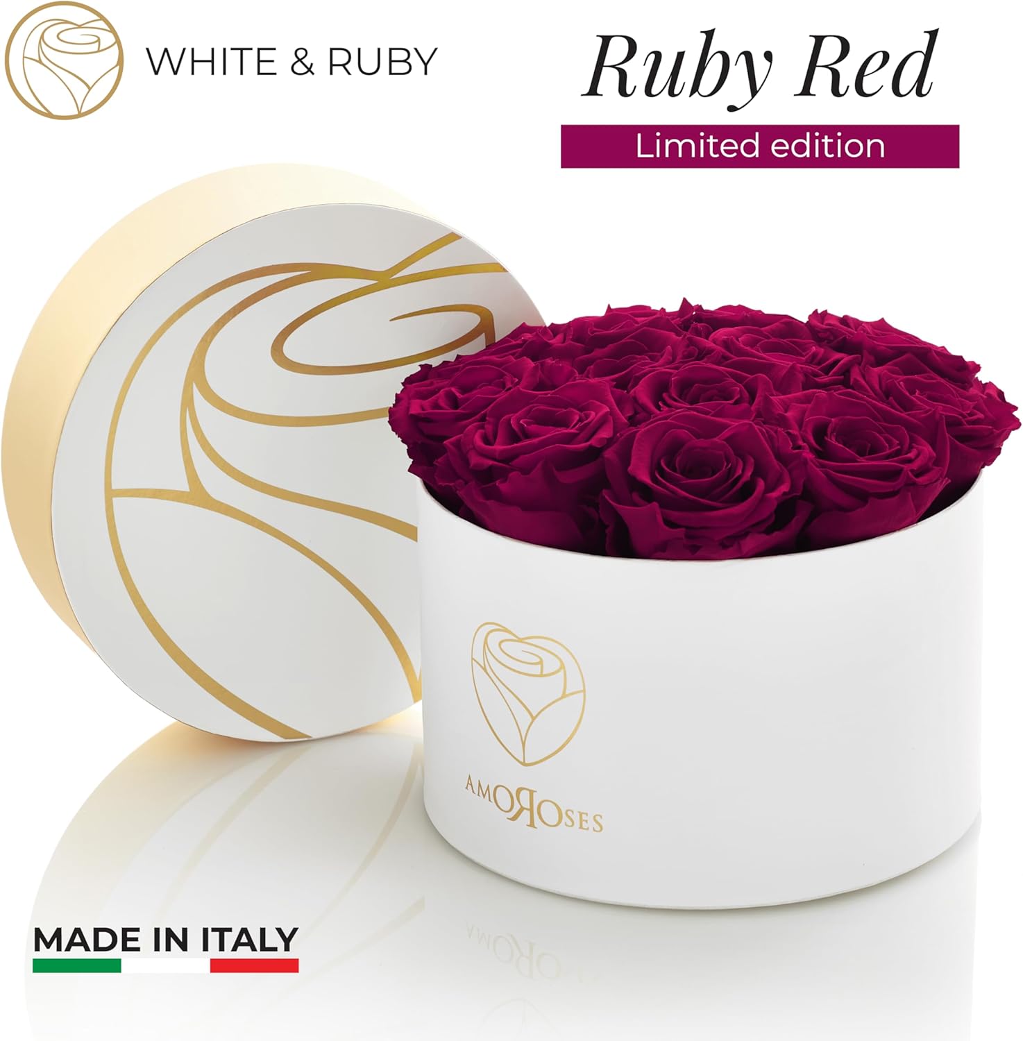 Amoroses LIMITED EDITION - 12 Rose Stabilizzate Eterne - immagine 2