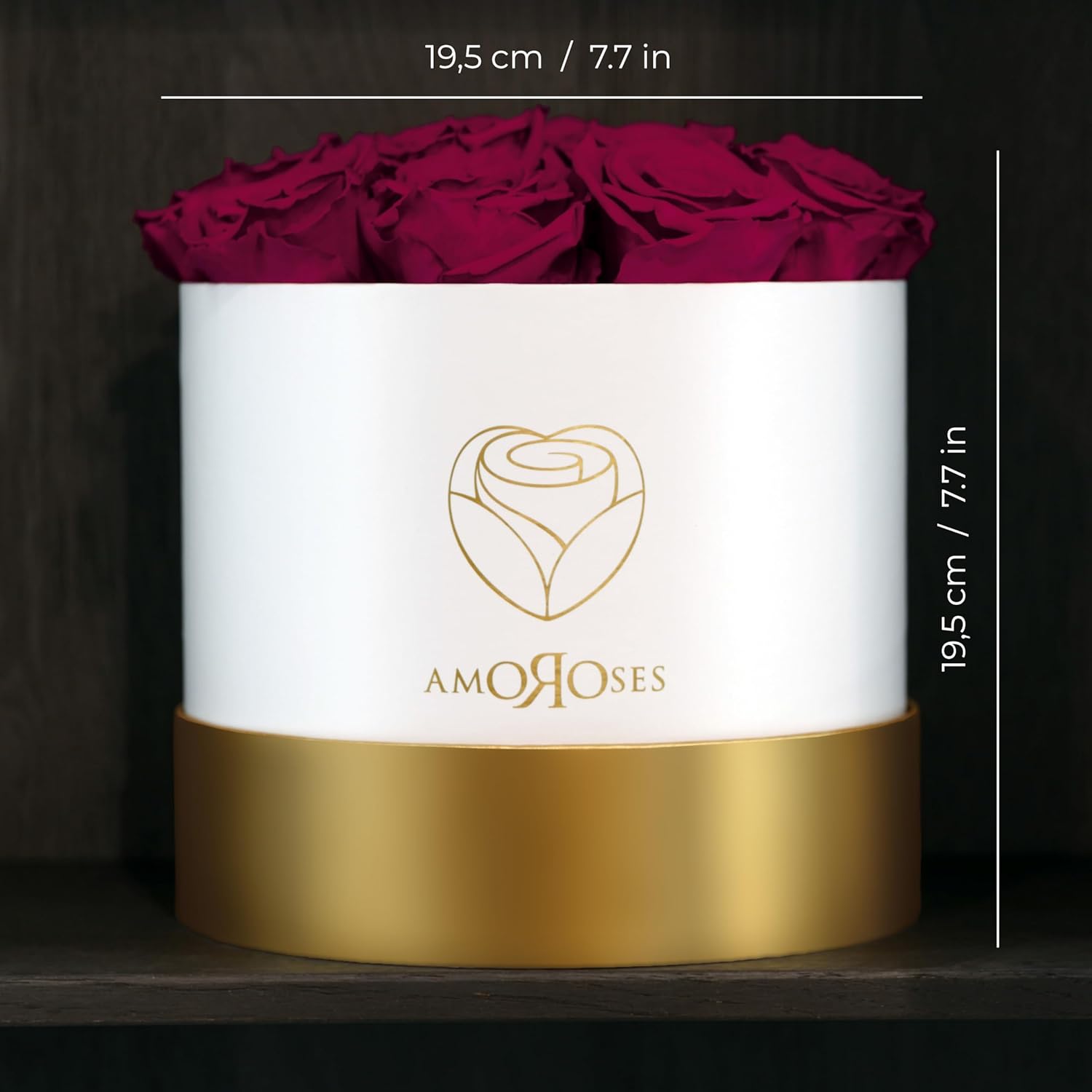 Amoroses LIMITED EDITION - 12 Rose Stabilizzate Eterne - immagine 4