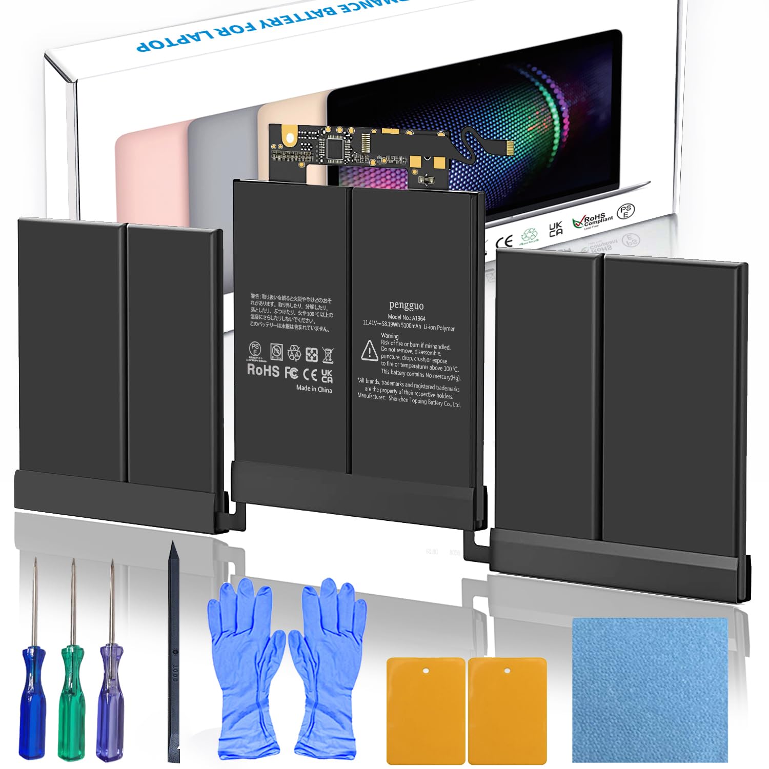 Batteria Sostitutiva per MacBook Pro 13" A1989/A2251