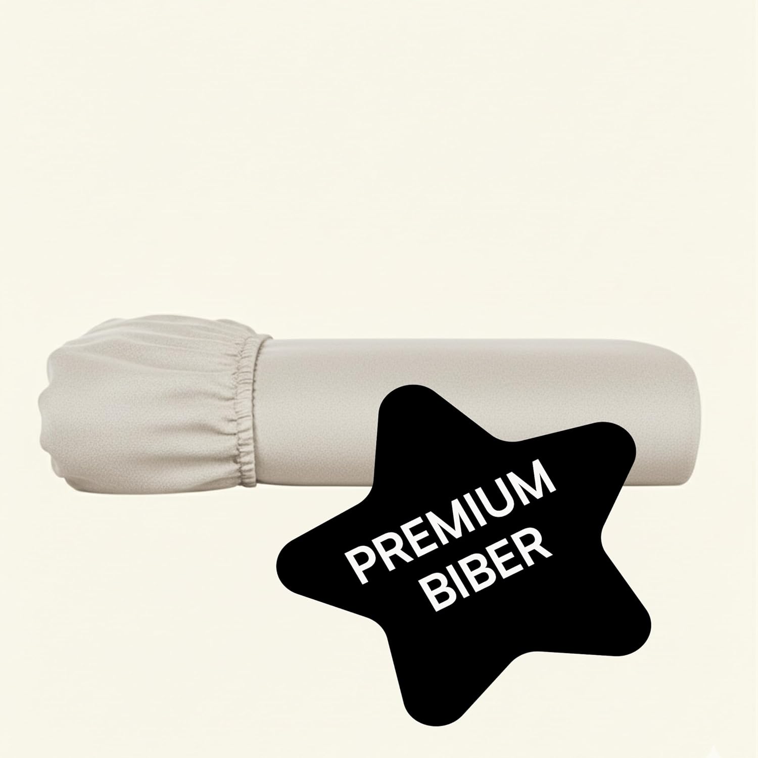 Lenzuolo con Angoli in Flanella 160x200cm, Beige - immagine 1