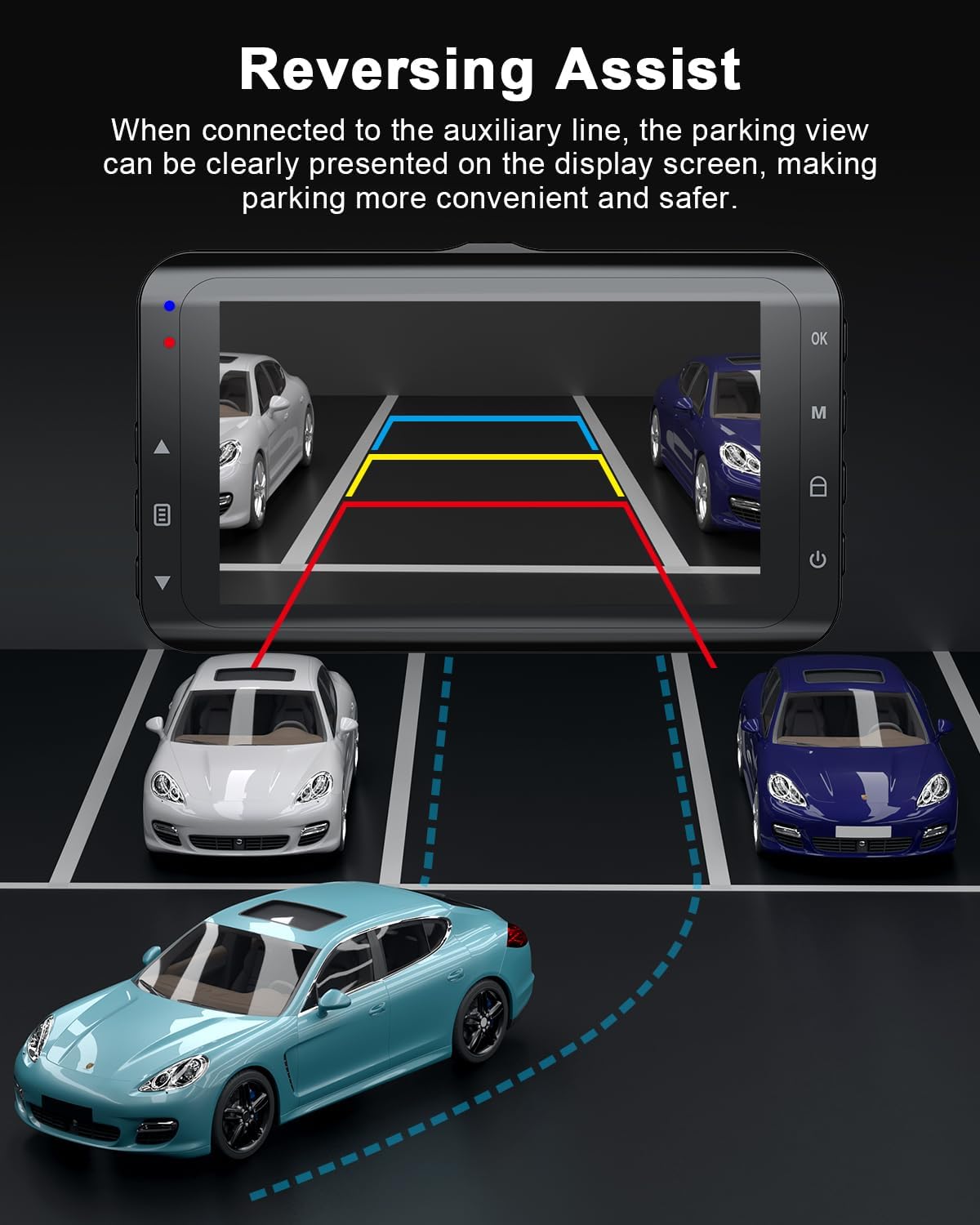 Dash Cam Auto 4K UHD+1080P Doppia con WiFi - immagine 5