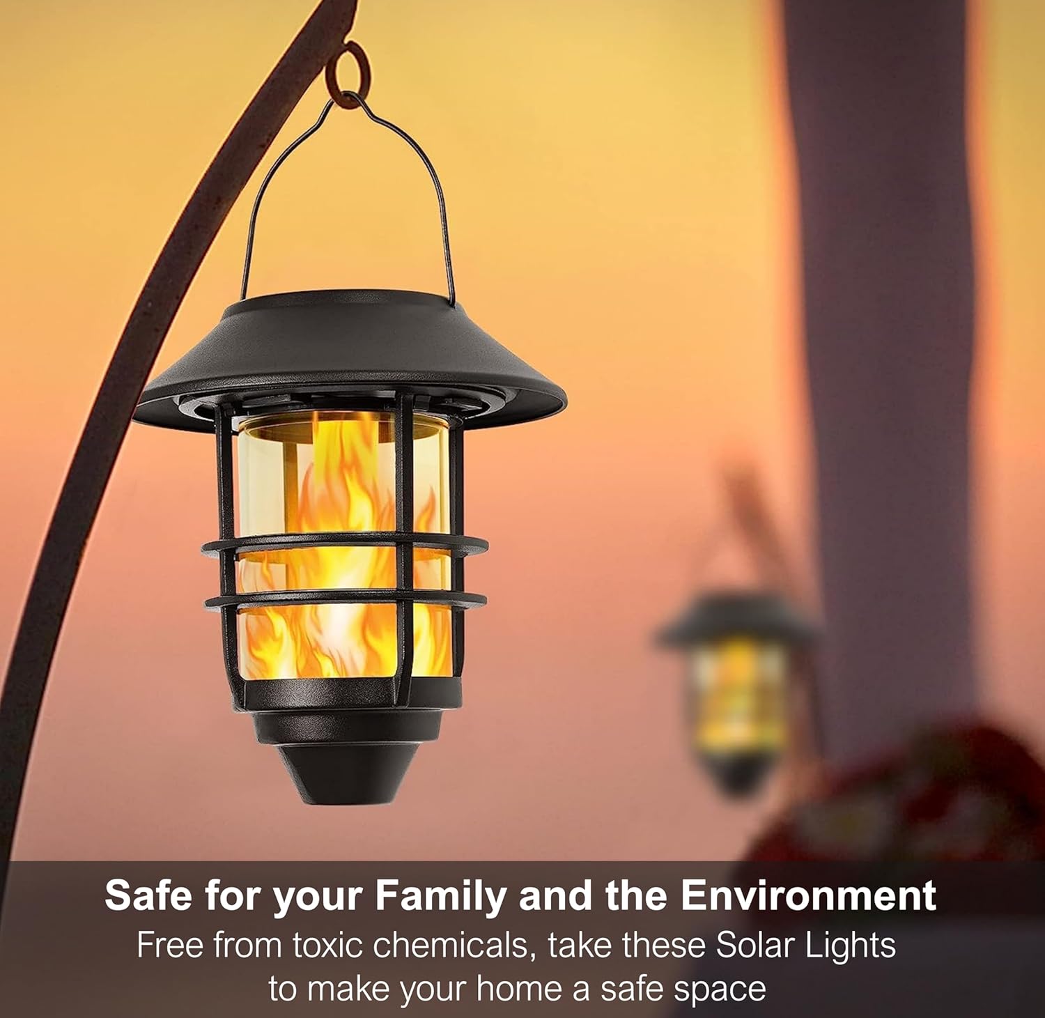 Hybec - Lanterne Solari da Giardino Potenti (Pack 2) - immagine 4