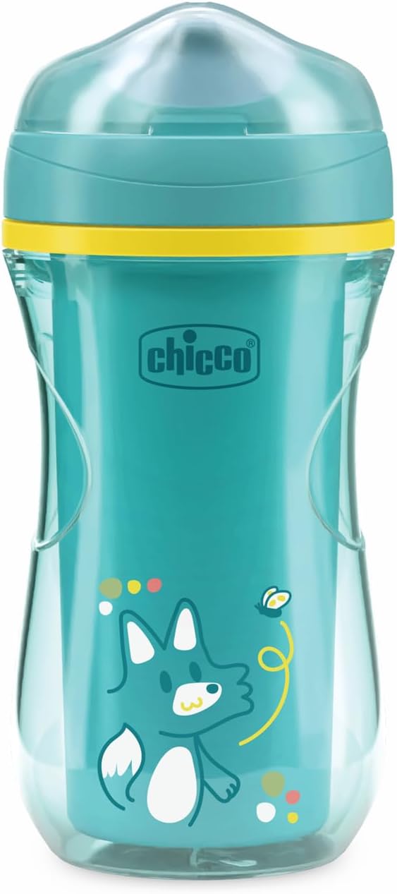 Chicco Active Cup Bicchiere Antigoccia 266 ml Azzurro - immagine 1