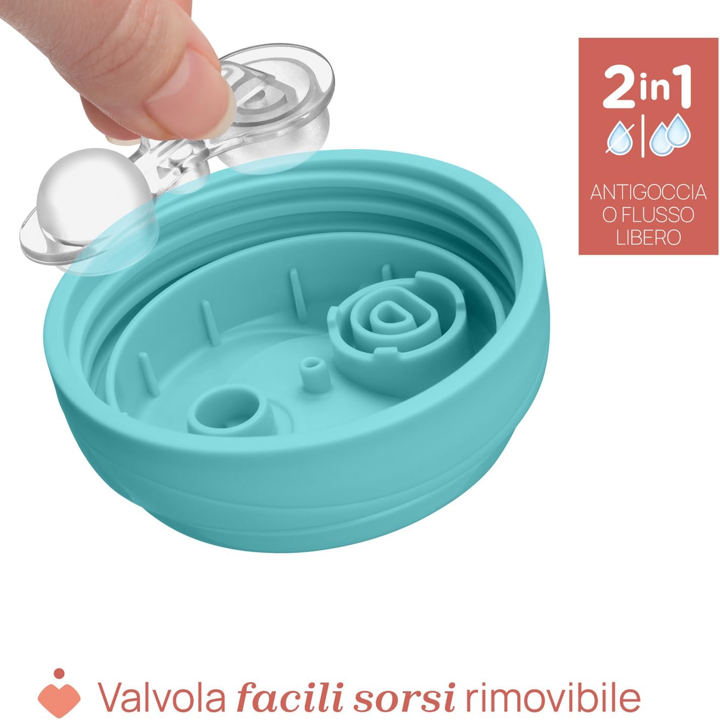 Chicco Active Cup Bicchiere Antigoccia 266 ml Azzurro - immagine 7