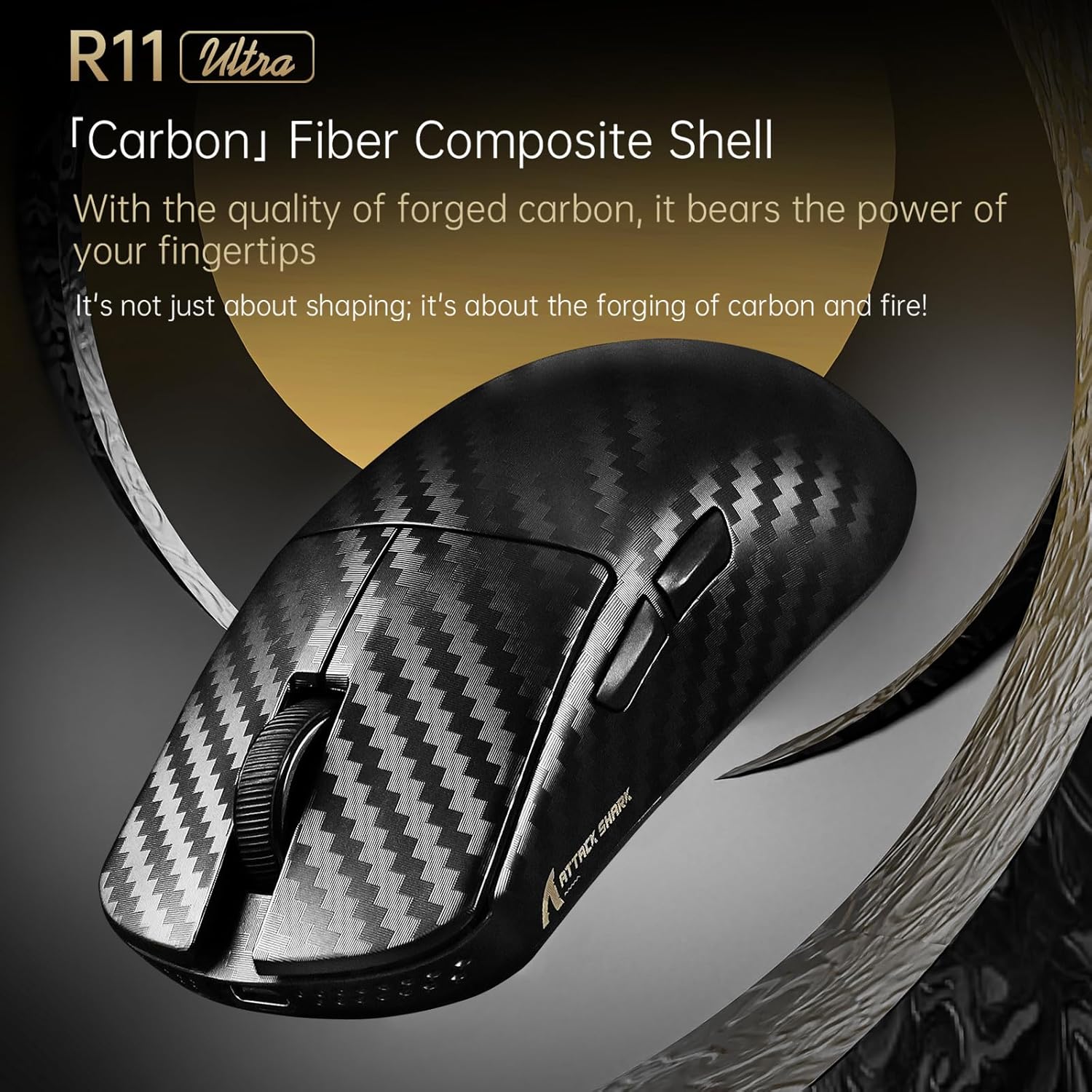 Mambasnake x ATTACK SHARK R11ULTRA Mouse Gaming Wireless - immagine 6