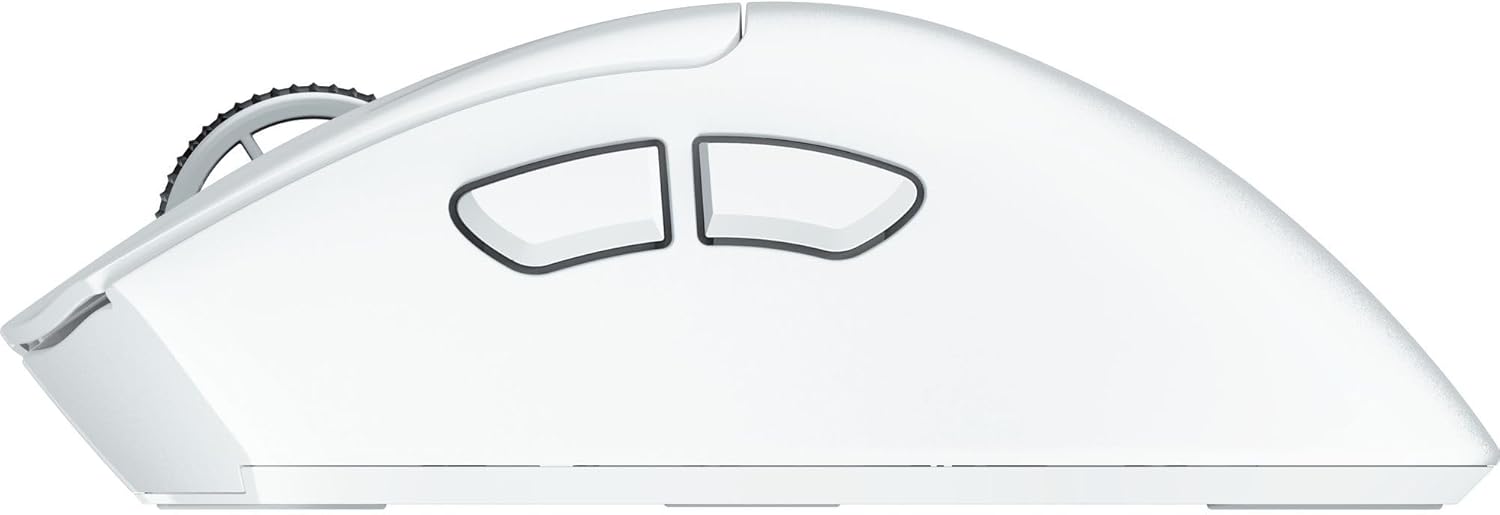 Razer DeathAdder V4 Pro - Mouse Wireless Ergonomico 57g, Bianco - immagine 8