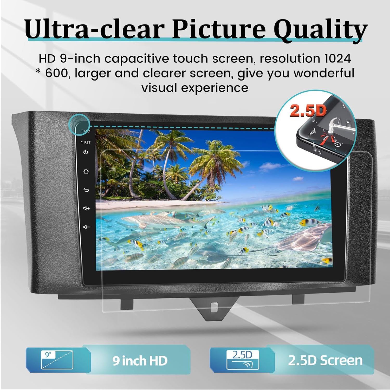 Autoradio Android per Mercedes Benz Smart Fortwo 2011-2015 - immagine 5