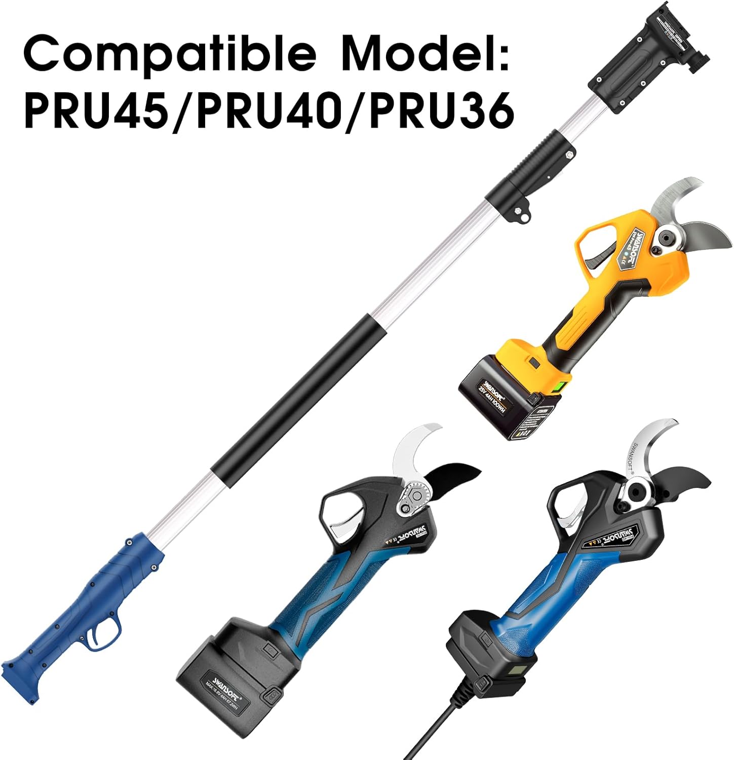 Swansoft Asta di Prolunga 1,9m per Taglio Elettrico - immagine 2