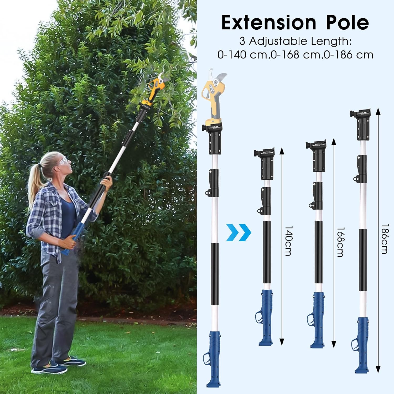 Swansoft Asta di Prolunga 1,9m per Taglio Elettrico - immagine 3