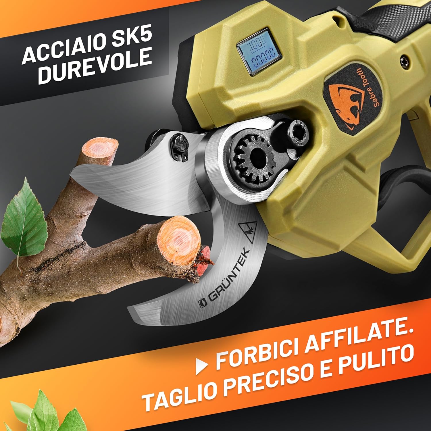 Grüntek Forbici da Potatura Elettriche Professionali - immagine 2