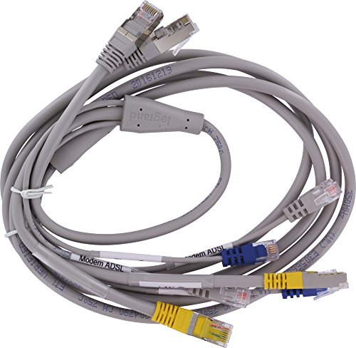 Legrand 413205 Kit Box Deportato per Rete Multimedia con 2 Cavi