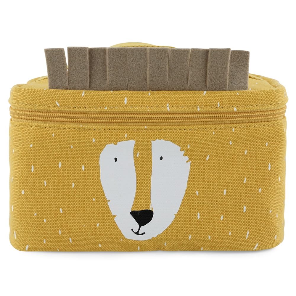 Trixie 20-213 - Borsa per il pranzo con leone, in cotone, 5,2 litri, colore: Giallo