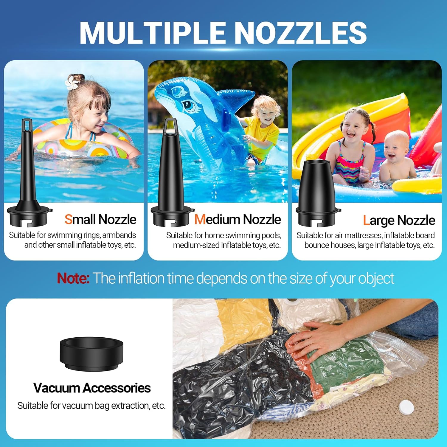 Preciva Pompa Gonfiabile a Batteria 5200mAh - immagine 3