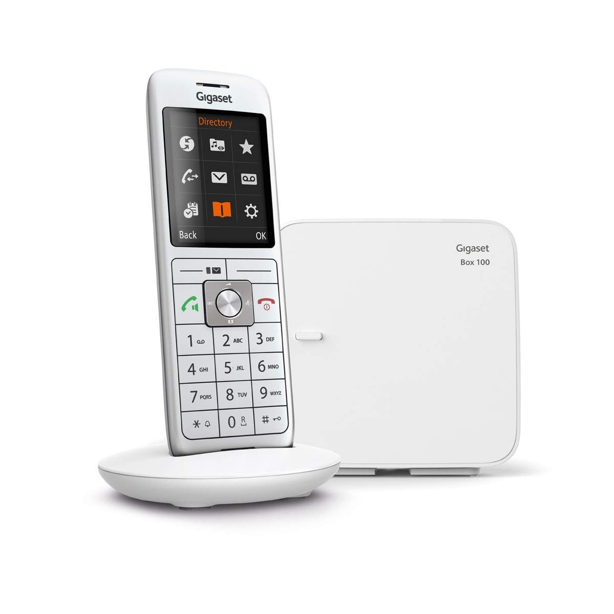 Gigaset CL660 - Telefono Analog/DECT Bianco