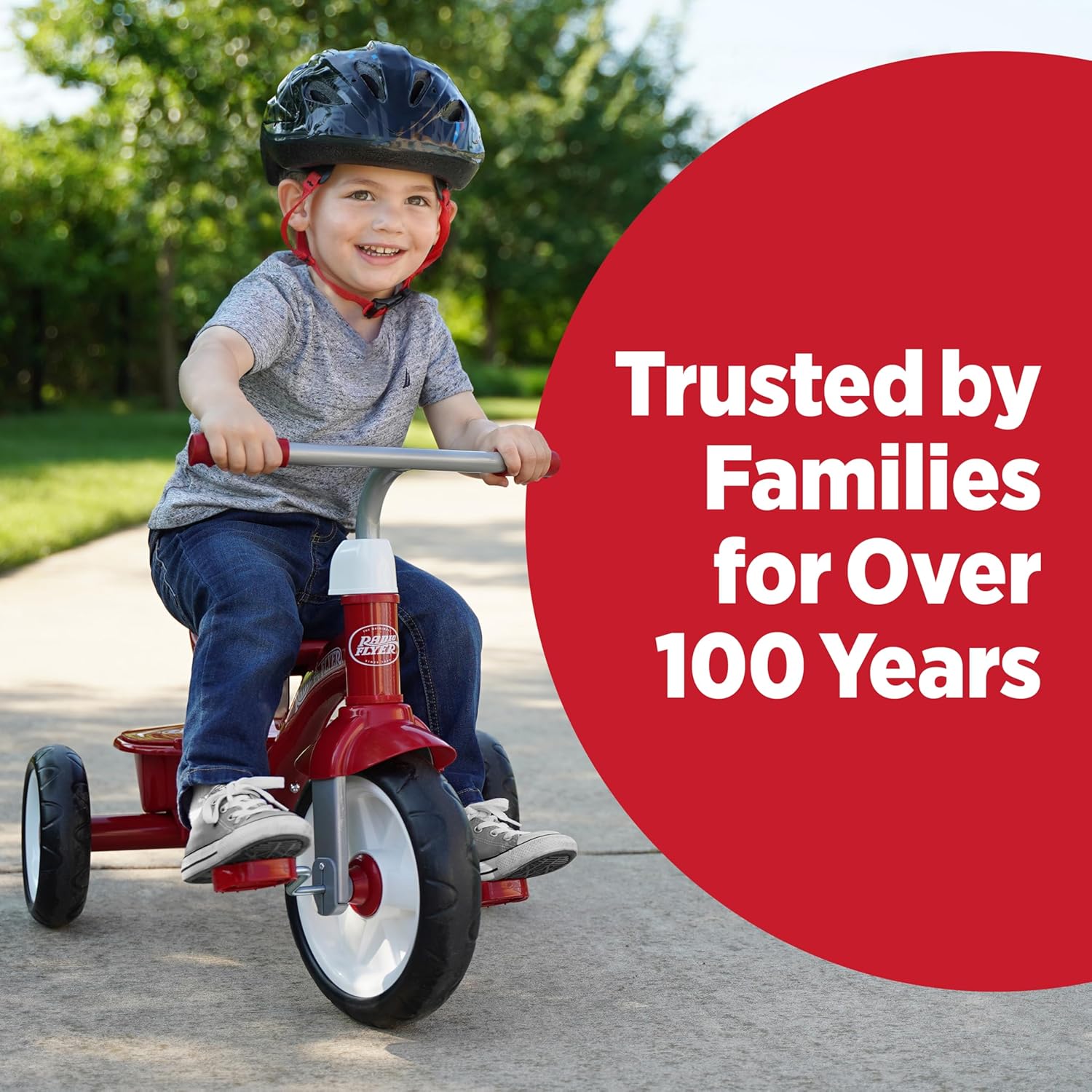 Radio Flyer Triciclo Red Rider per Bambini - immagine 4