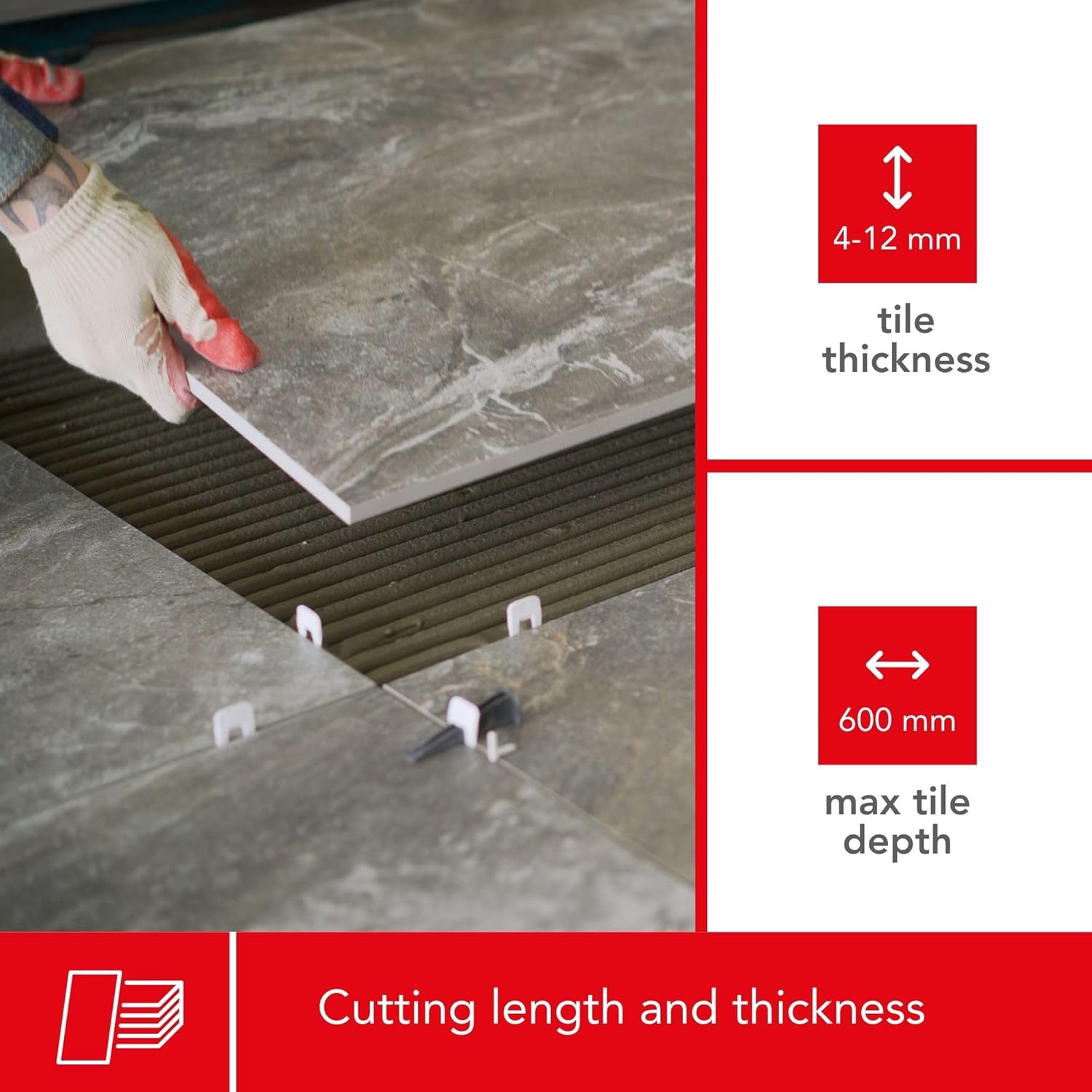 Toolland Tagliapiastrelle Manuale 600mm - immagine 6