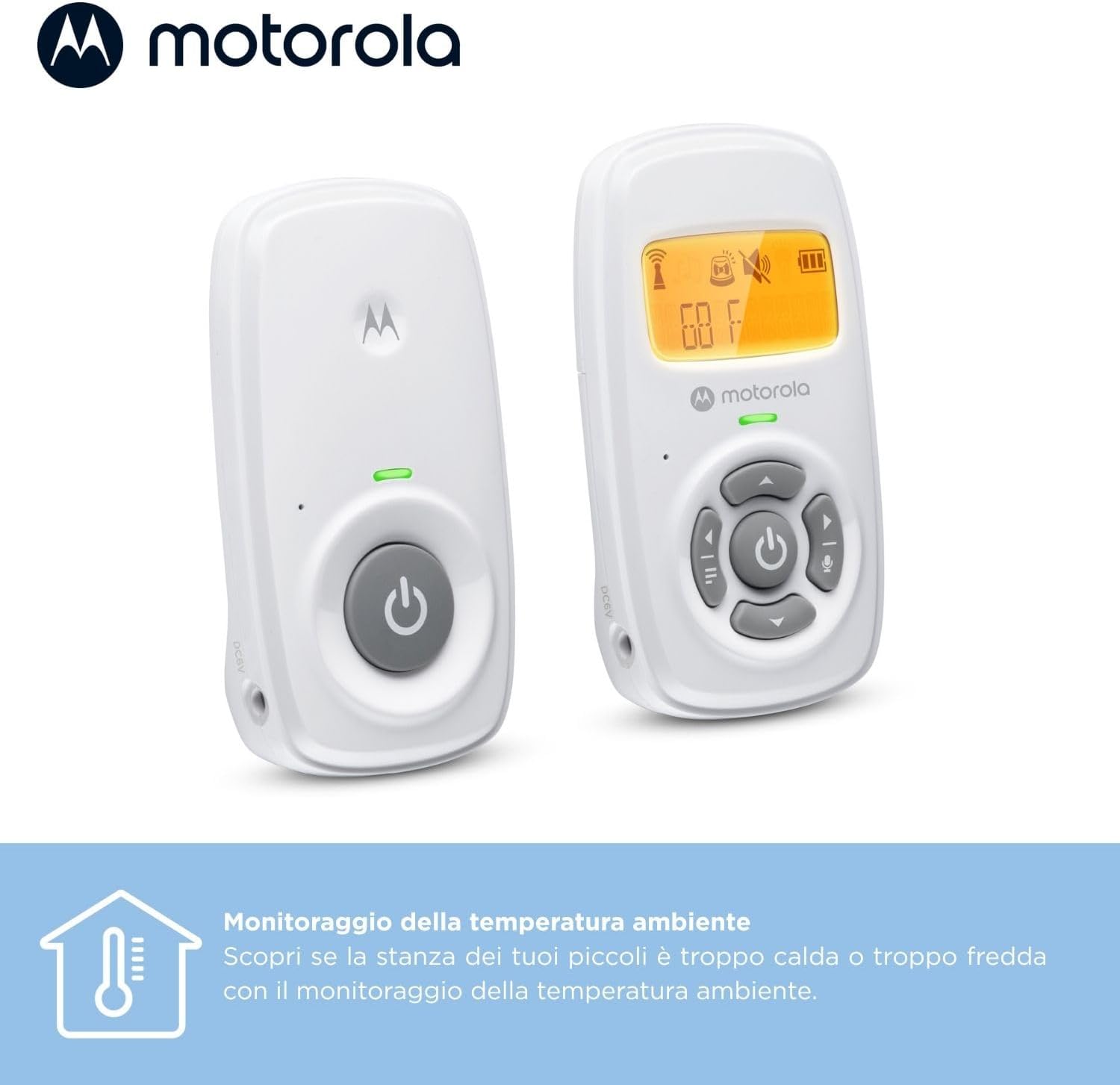 Motorola Nursery AM24 Baby Monitor Audio DECT - immagine 4