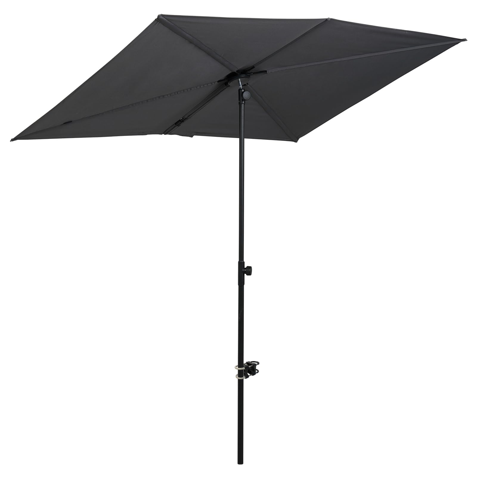 Grand patio Ombrellone da Balcone Rettangolare, Grigio