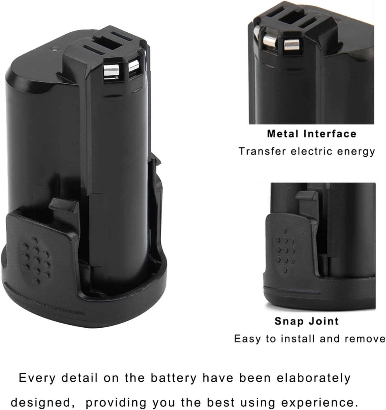 Exmate Batteria Litio 12V 3.0Ah per Dremel (2 pz) - immagine 2