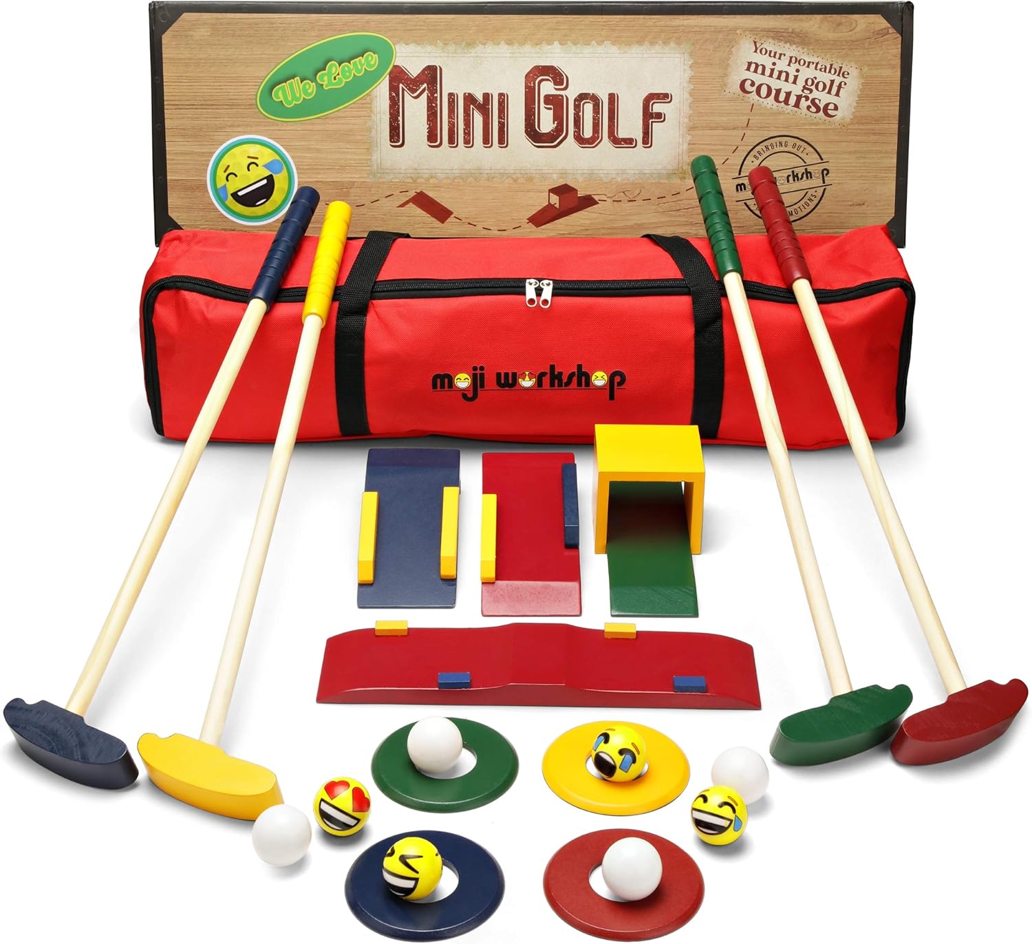 moji workshop Set da Golf per Bambini in Legno - immagine 1