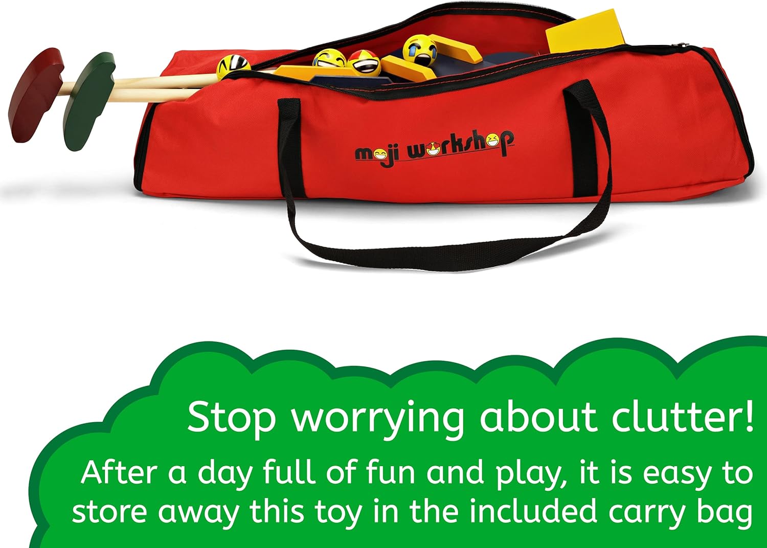 moji workshop Set da Golf per Bambini in Legno - immagine 6