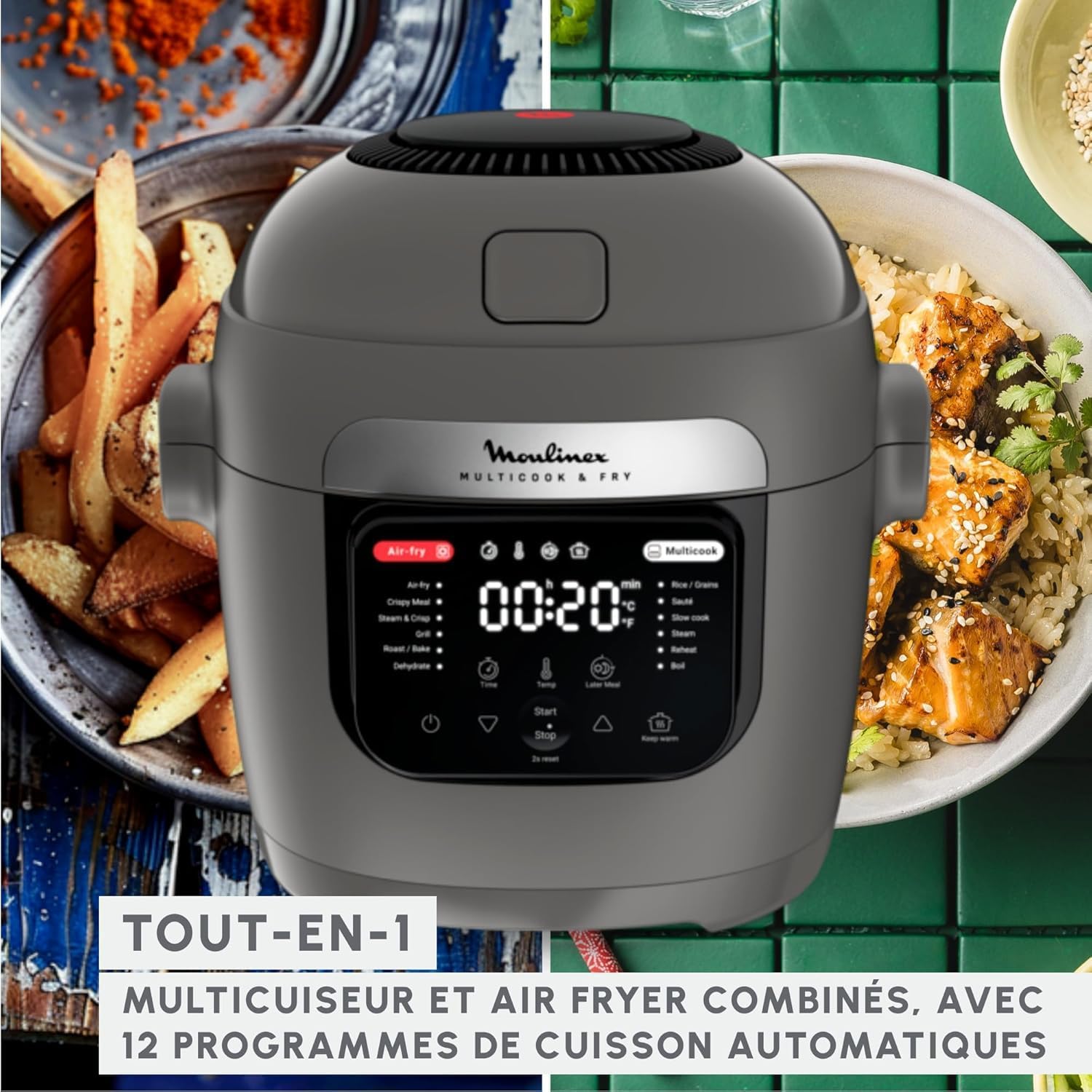 Moulinex Multicook & Fry MZ730BF0 - Multicooker e Friggitrice - immagine 2