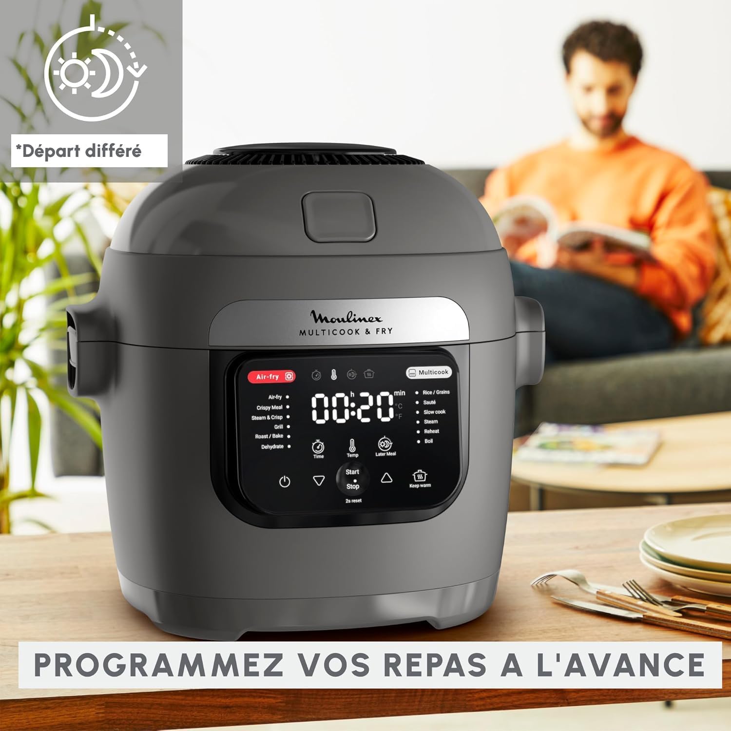 Moulinex Multicook & Fry MZ730BF0 - Multicooker e Friggitrice - immagine 6