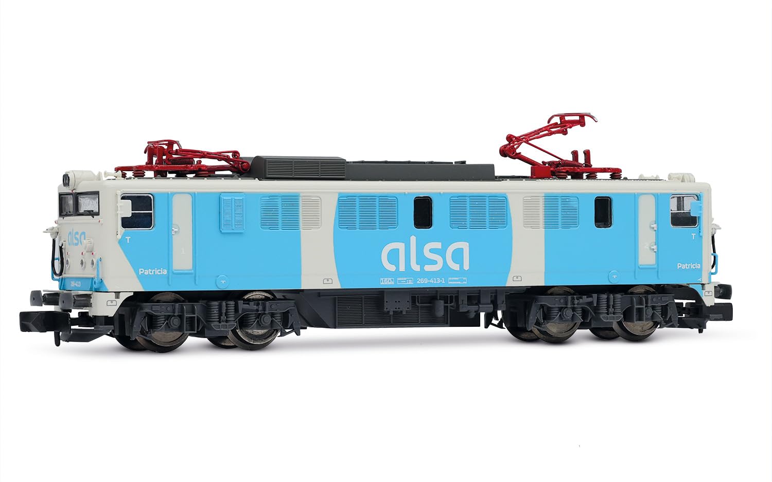 ARNOLD HN2610S ALSA, Locomotiva elettrica Classe 269, livrea Bianco-Blu, EP. VI, con decoder sonoro DCC. Locomotiva elettrica