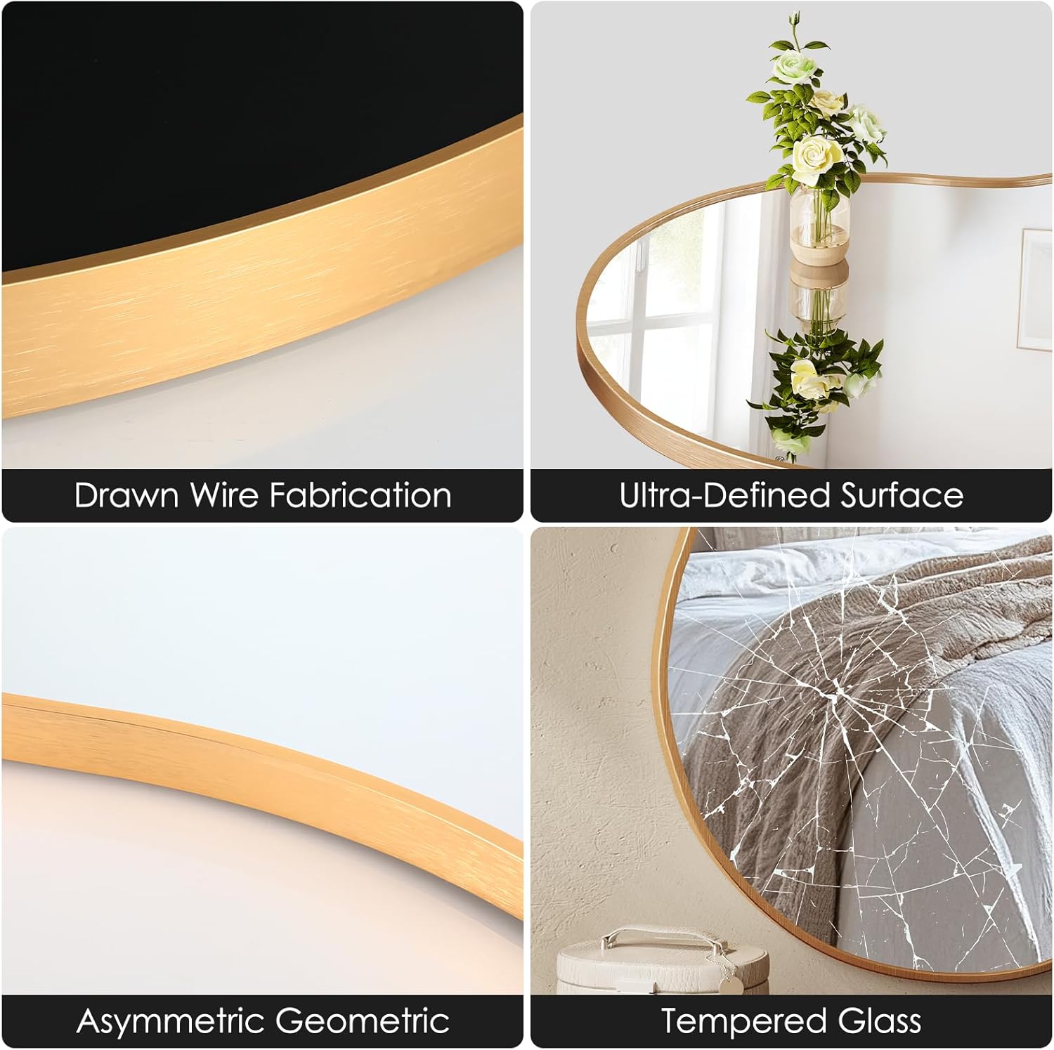 Clevich Specchio Asimmetrico 66x116cm da Parete - immagine 5