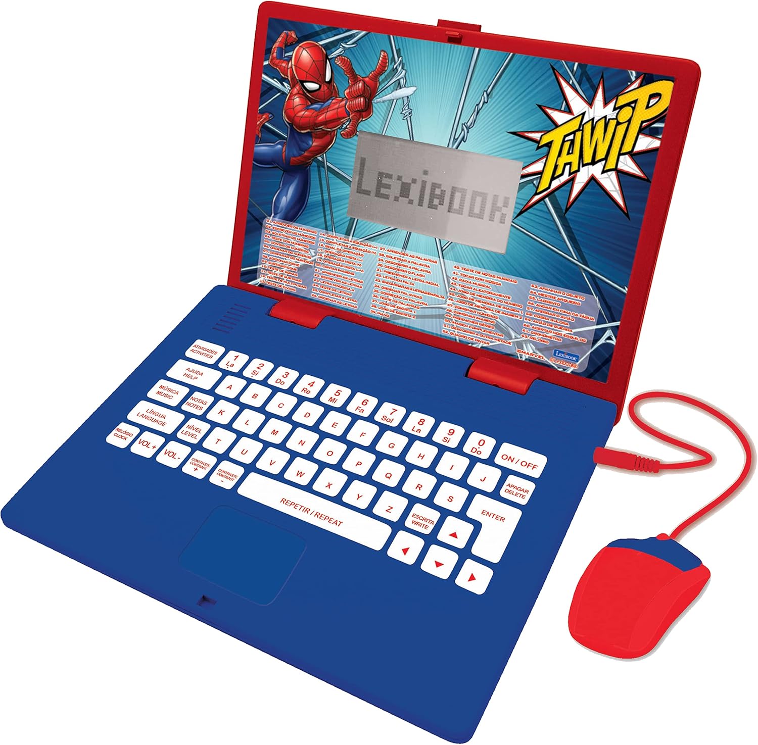 Lexibook JC598SPi2 - Mouse Marvel Spiderman Bilingue - immagine 1