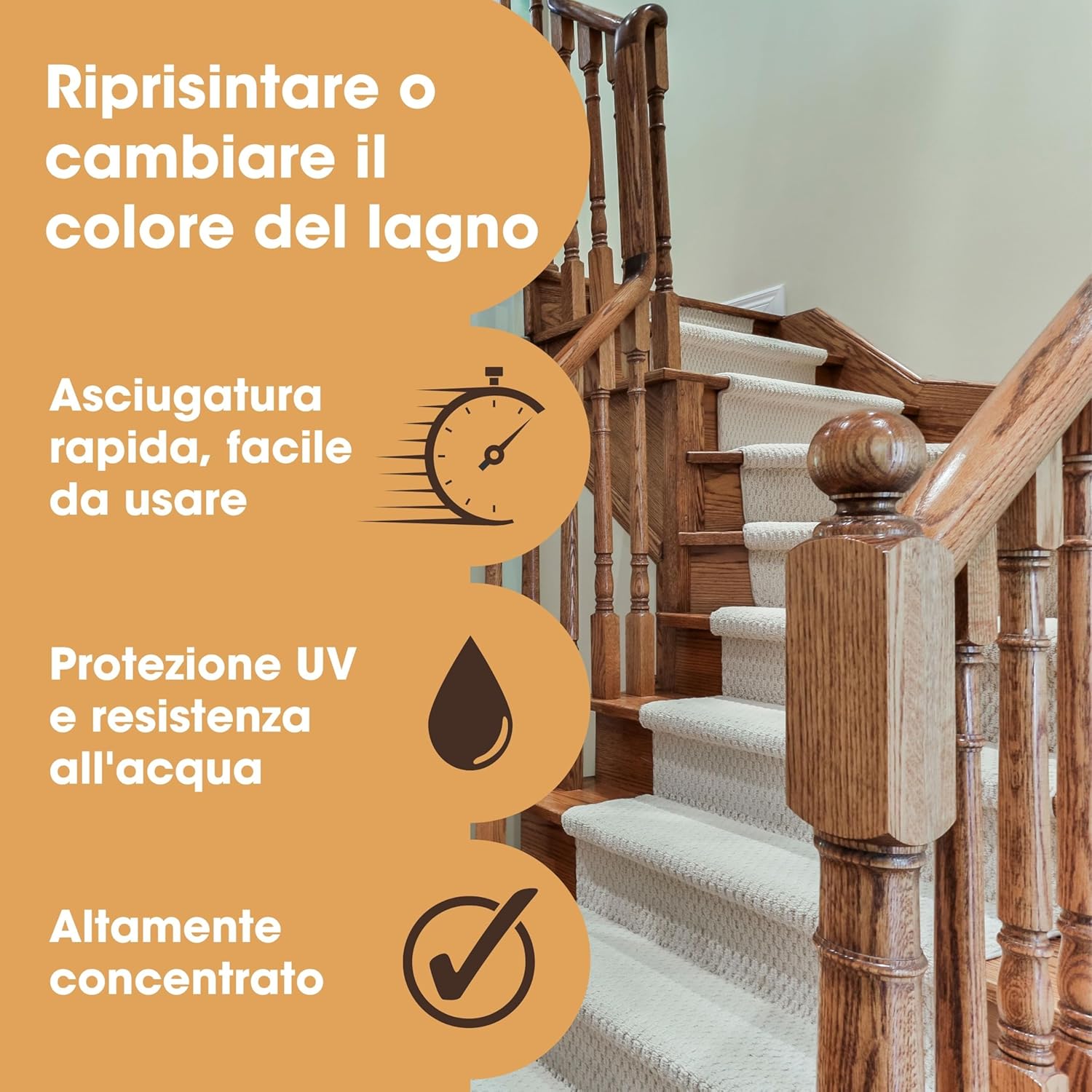 Furniture Clinic Mordente per Legno Rovere Naturale 250ml - immagine 2