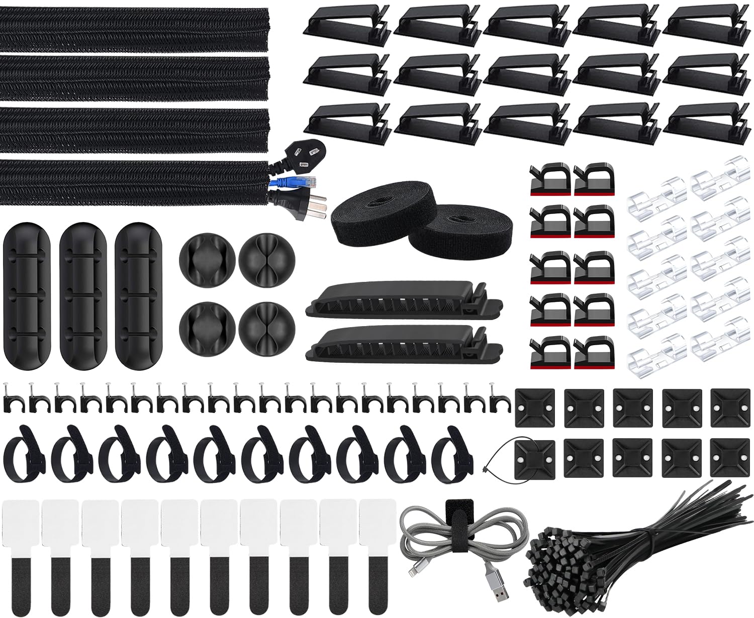 Soulwit Kit Gestione Cavi Completo