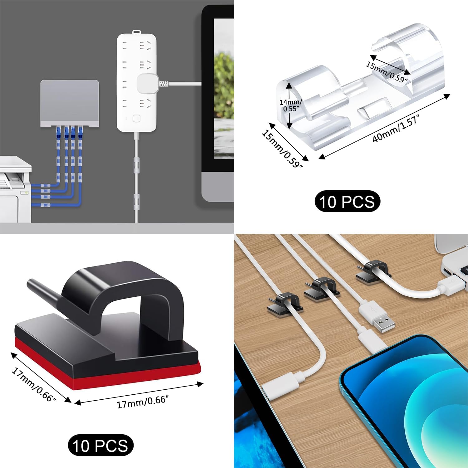 Soulwit Kit Gestione Cavi Completo - immagine 4