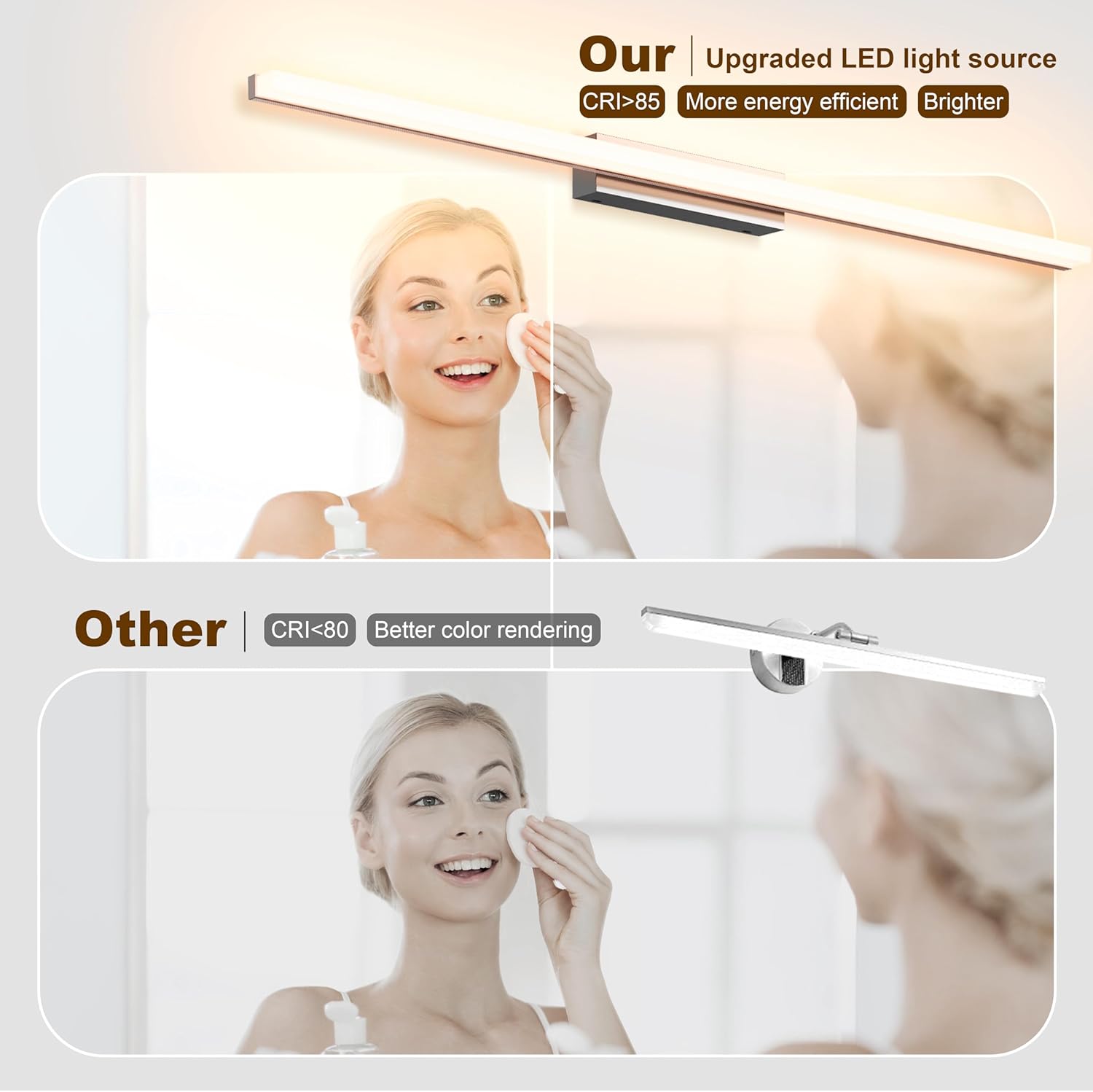 Luce Specchio Bagno LED 60CM IP44 - immagine 5