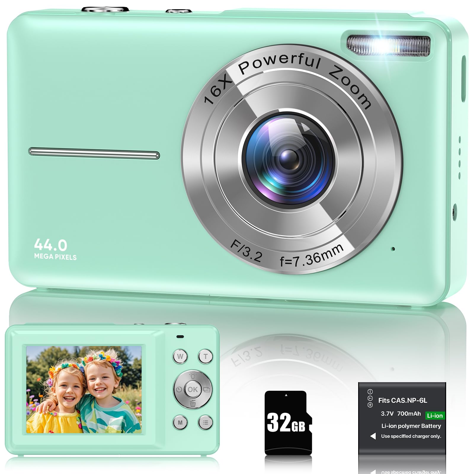 Macchina Fotografica Digitale 1080P 44MP 32G