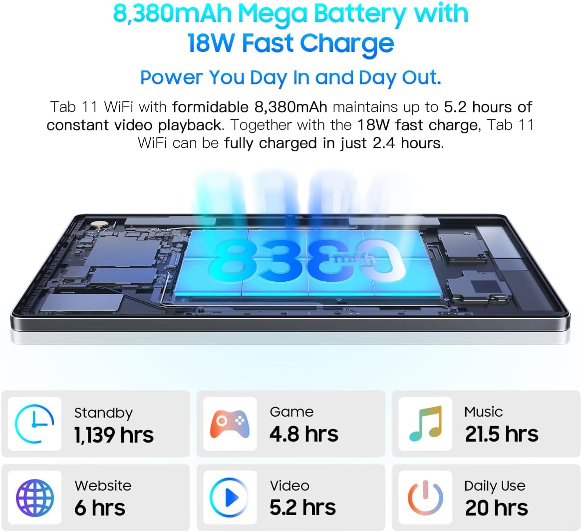 Blackview Tab 11 WiFi Android 12 Tablet 10.36" 2.4K - immagine 7