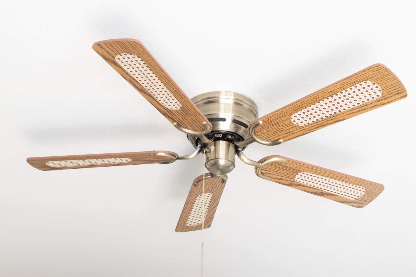 Pepeo Kisa Deluxe - Ventilatore a Soffitto Ottone Anticato