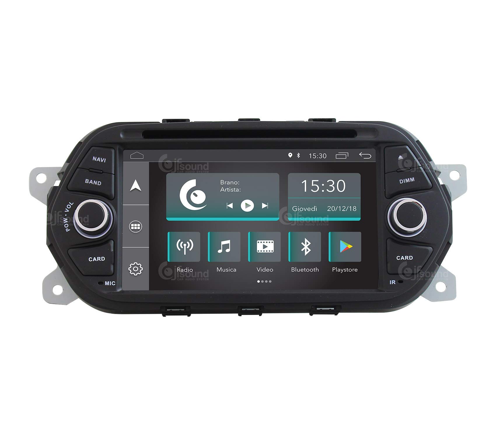Autoradio Custom Fit per Fiat Tipo Android GPS 7"