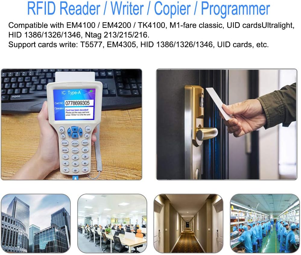 Cify Programmatore Schede IC HID ID, Lettore NFC - immagine 2