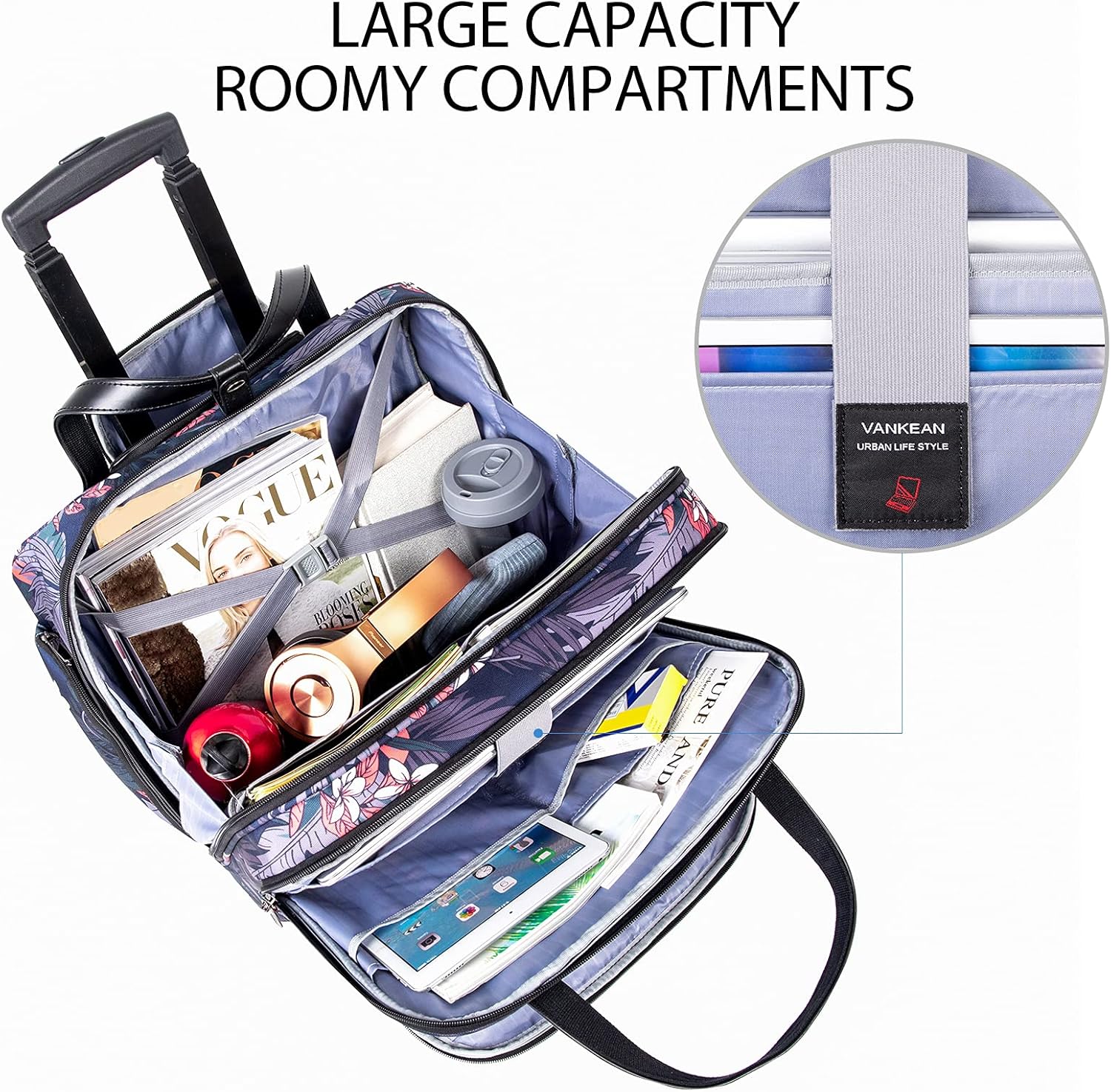 VANKEAN Borsa per Computer Portatile 15,6 Pollici - immagine 3