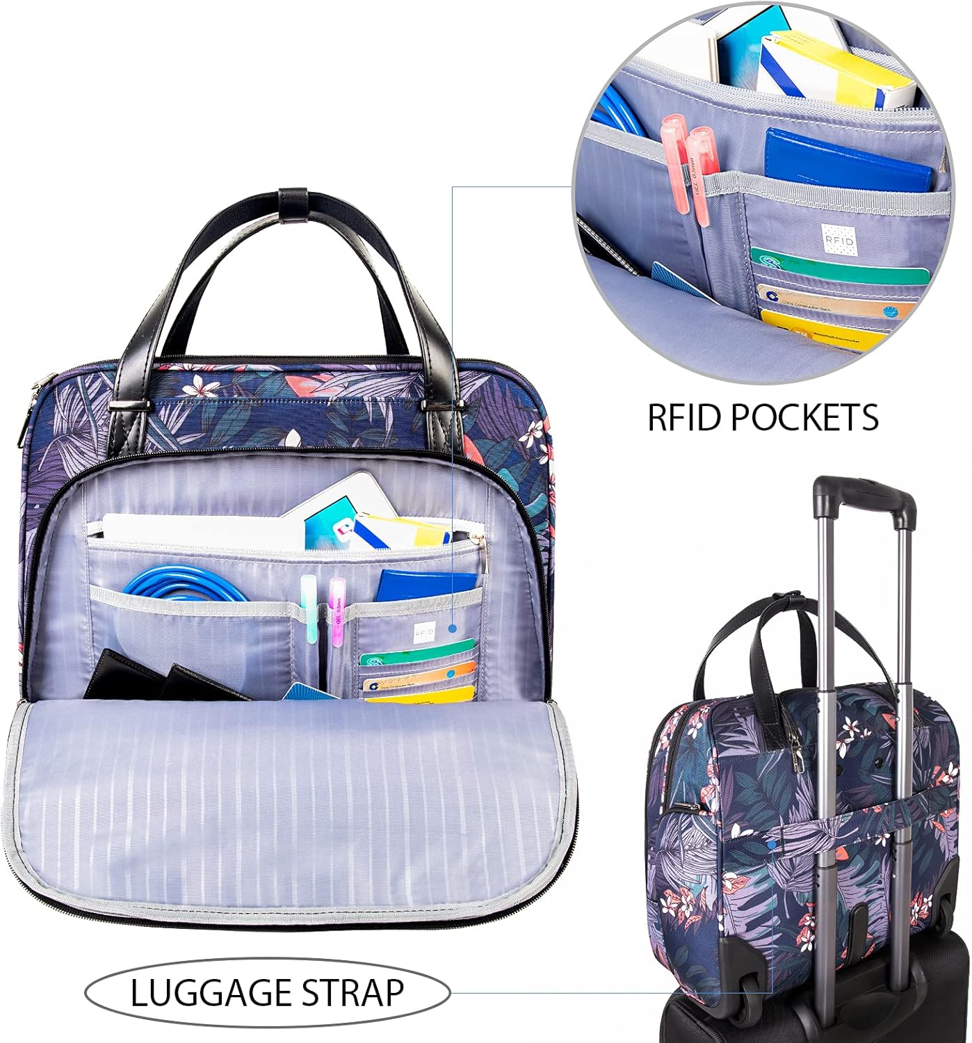 VANKEAN Borsa per Computer Portatile 15,6 Pollici - immagine 4