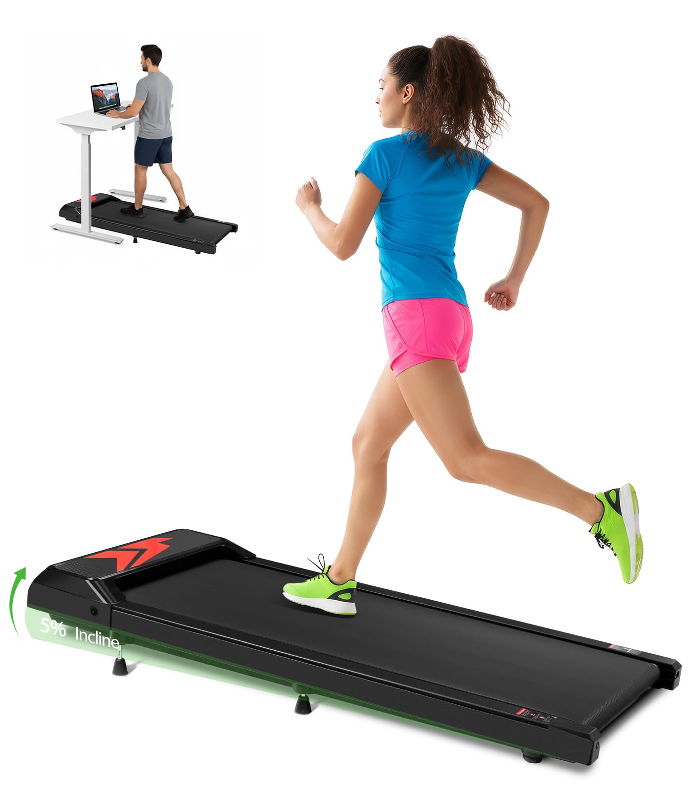 Cozary Tapis Roulant Elettrico Salvaspazio 120kg