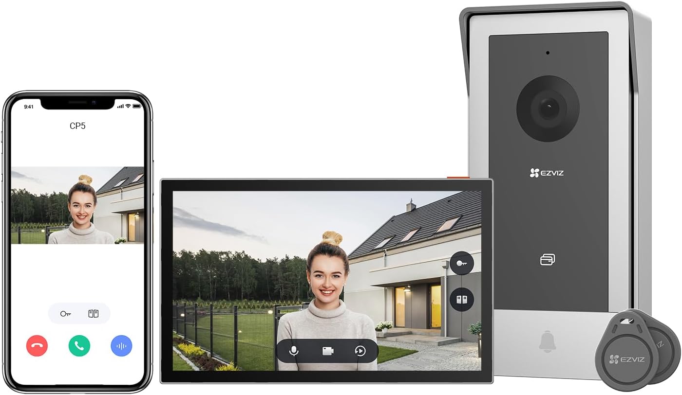 EZVIZ CP5 Videocitofono WiFi con Schermo Touch 7"