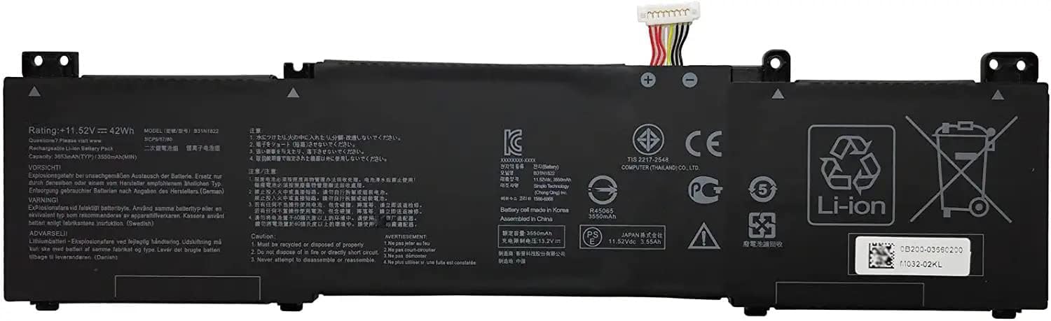 Batteria per ASUS ZenBook Flip 14 UM462DA UX461FN UX462