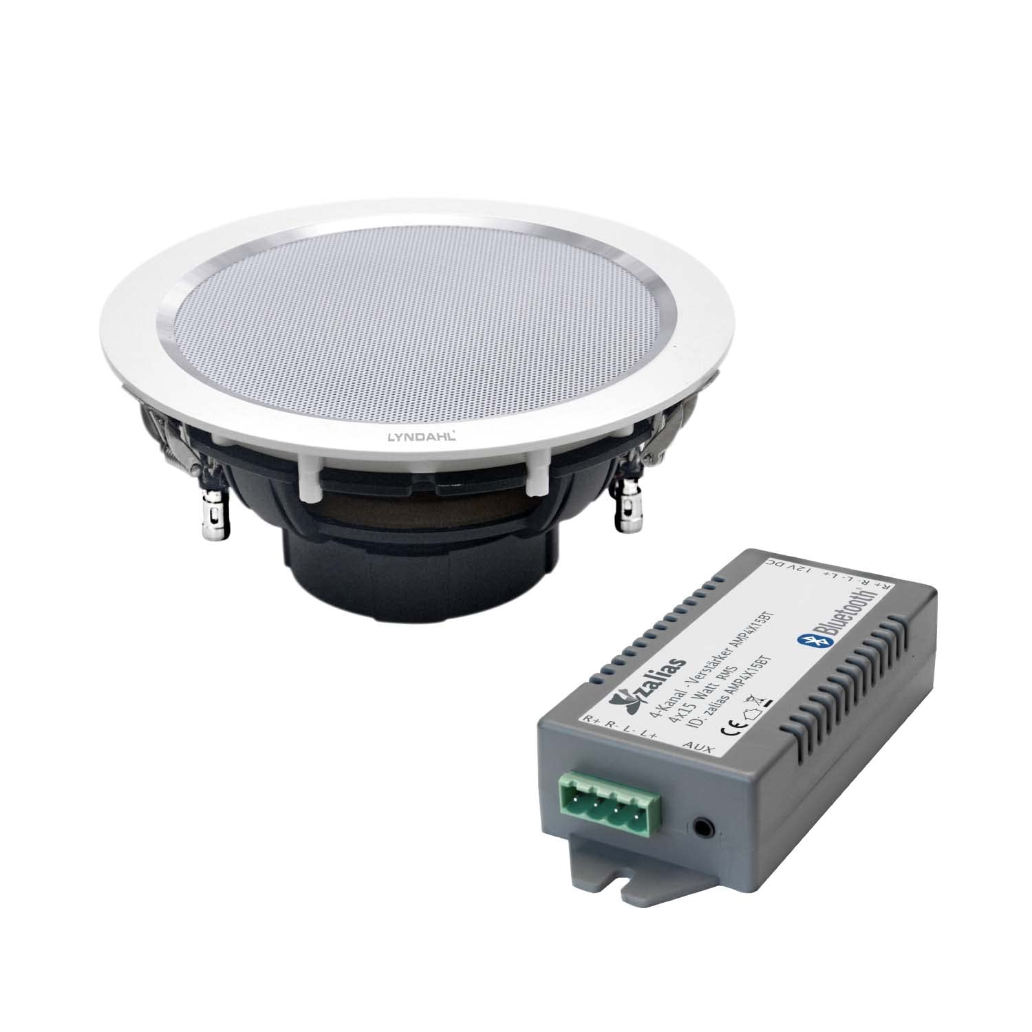 Zalias Lyndahl Altoparlante Stereo da Incasso CS195ST Bianco