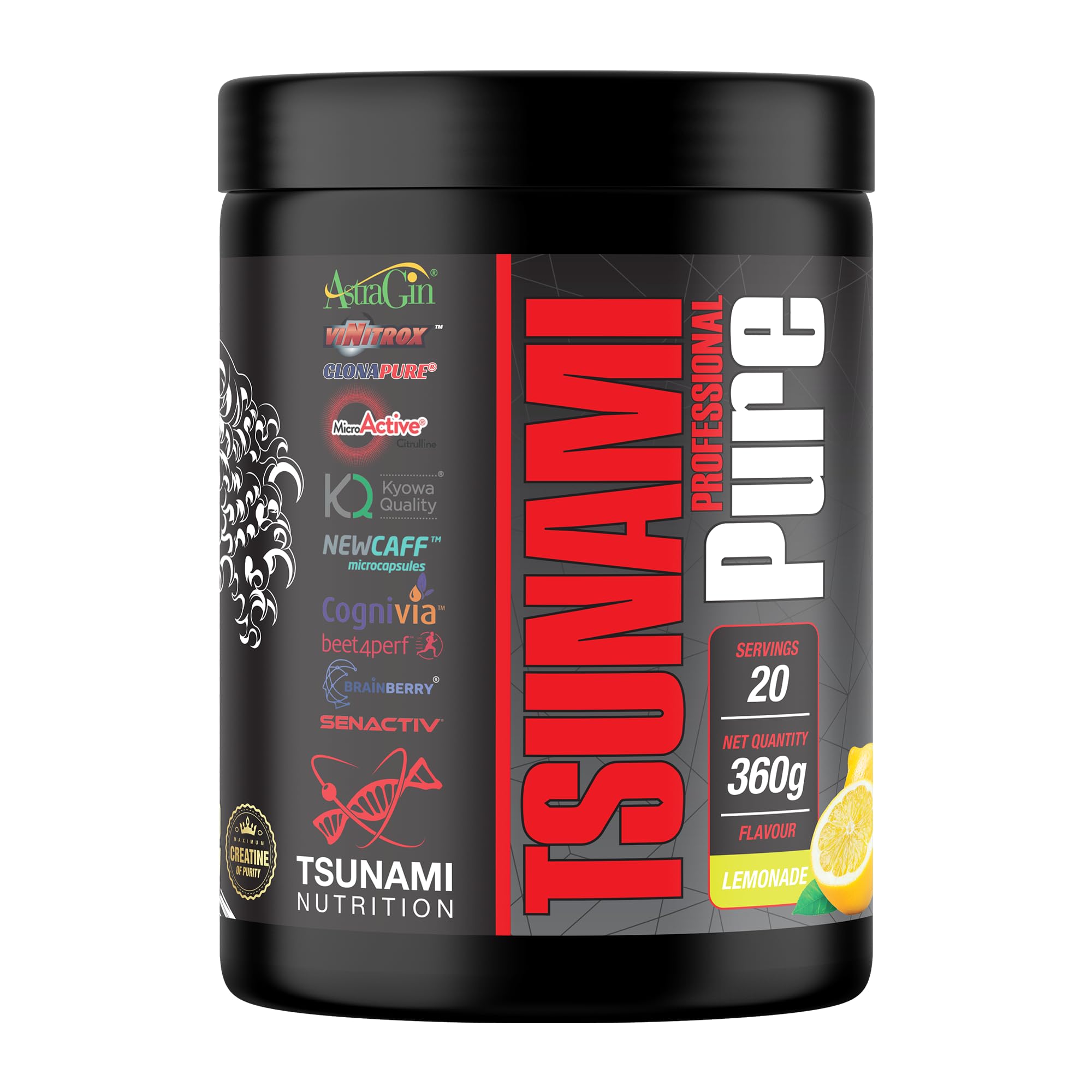 Pure Professional Pre-Workout Vegano 360g