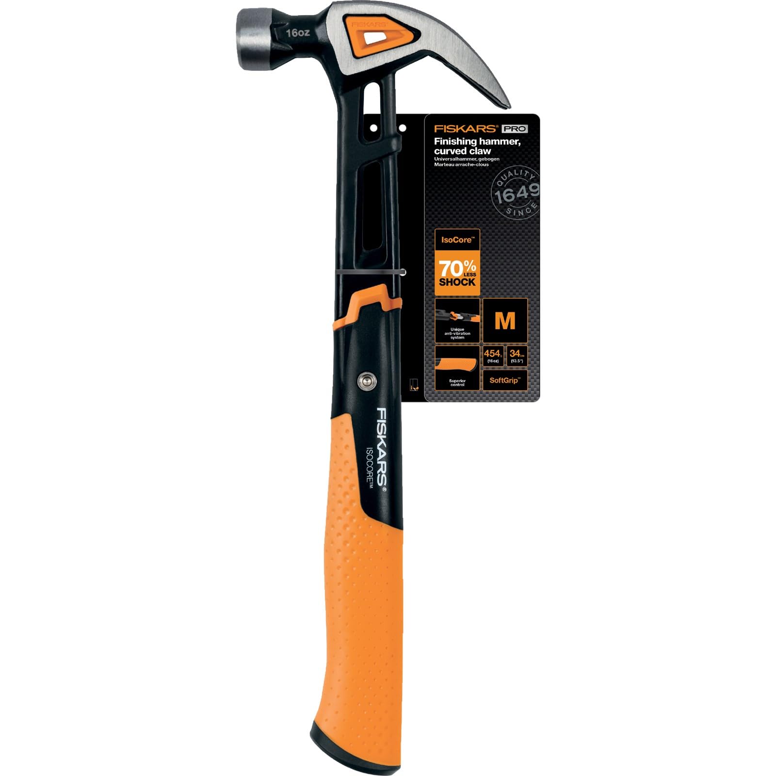 Fiskars Martello Universale IsoCore M con Granchio Curvo